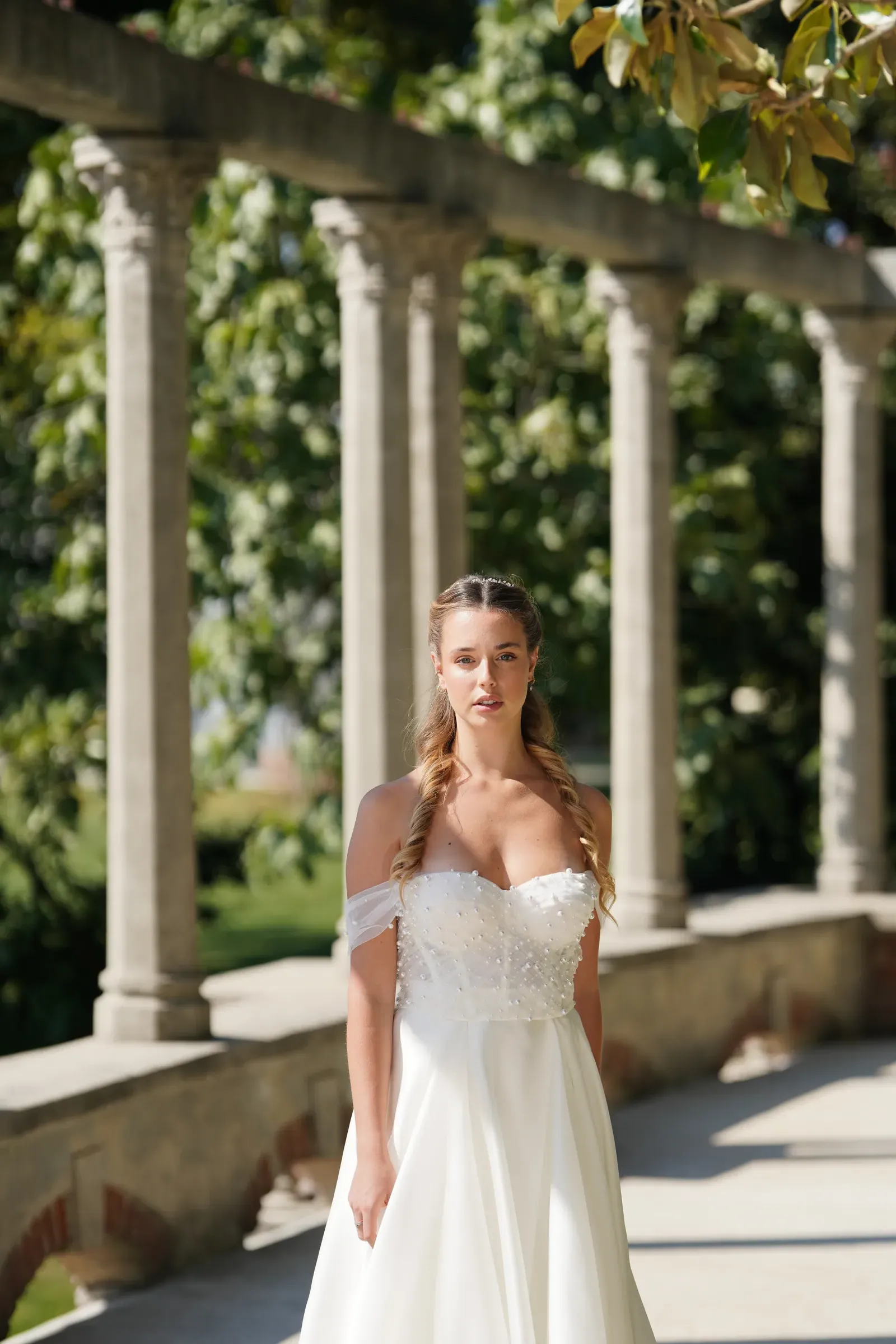 abito sposa principessa tulle ricamo perle organza rug 019 5 Sara Radice