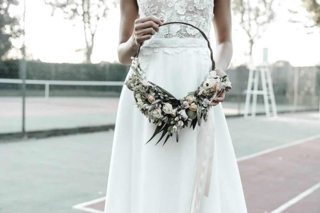 abito sposa scivolato pizzo macrame tulle vol 050 2 Sara Radice