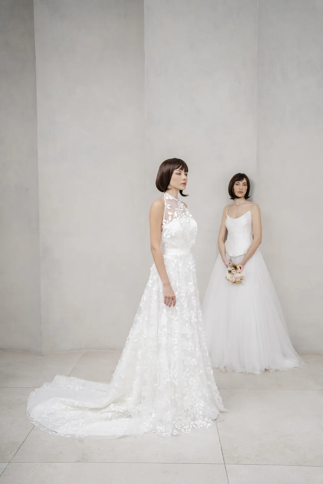 abito sposa scivolato tulle pizzo 3d 1 col 077 sara radice