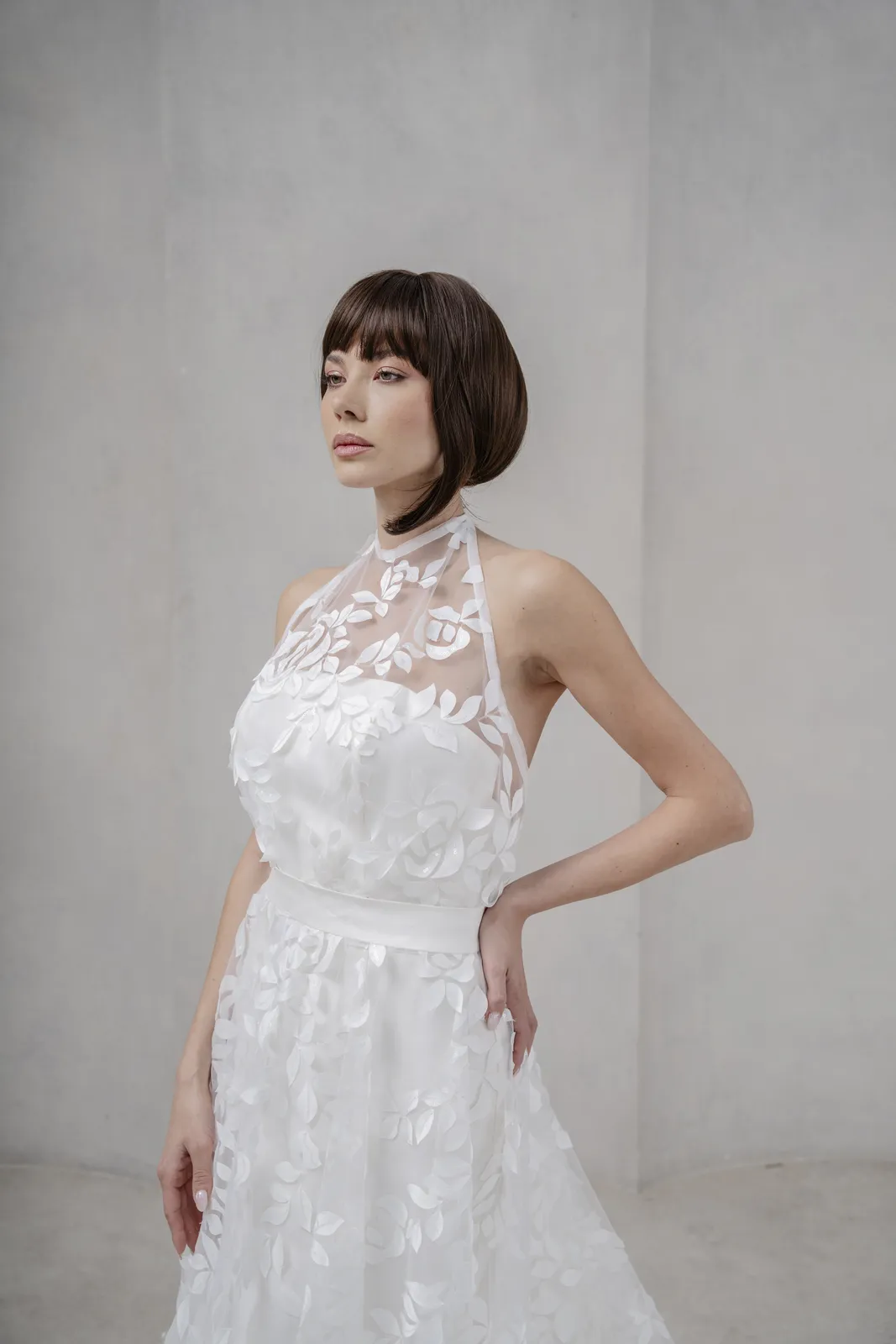 abito sposa scivolato tulle pizzo 3d 2 col 077 sara radice