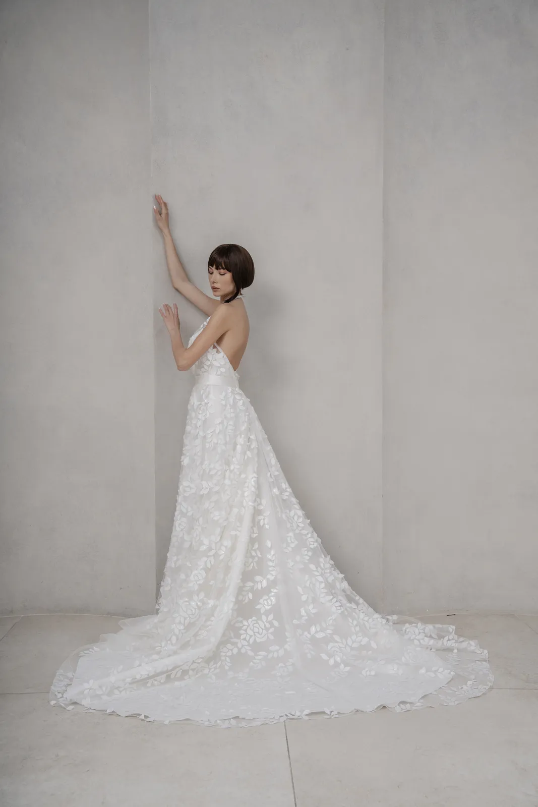 abito sposa scivolato tulle pizzo 3d 3 col 077 sara radice